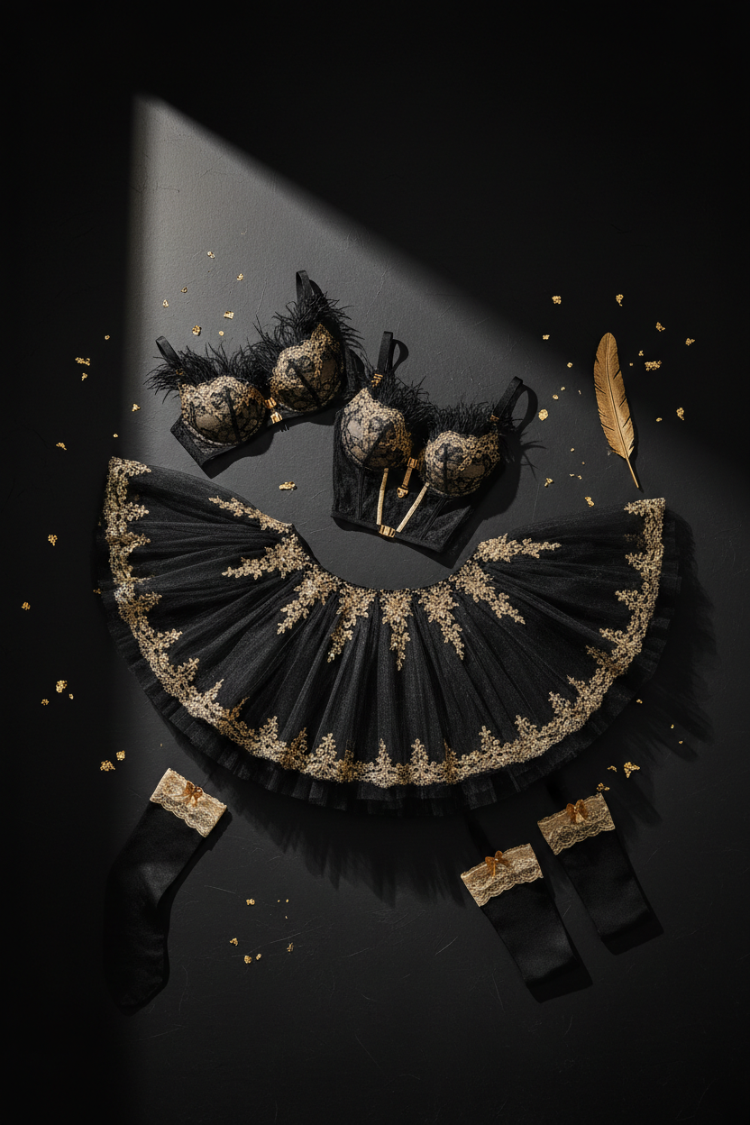Burlesque Tutu Set