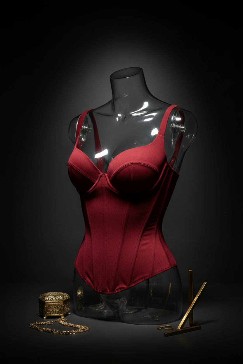 The Crimson Vixen Corset — Red