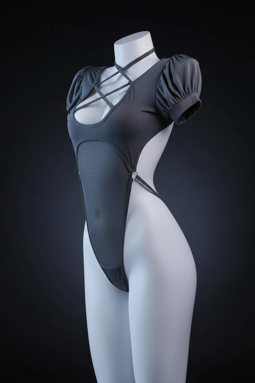 The Geo Mesh Cut-Out Bra