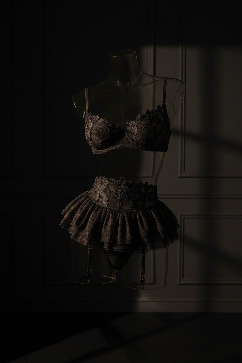 The Scarlet Rose Set - Black Retry