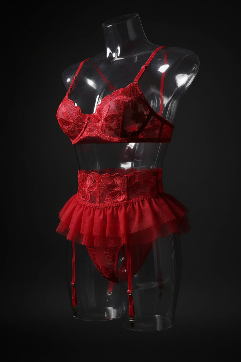The Scarlet Rose Set - Red