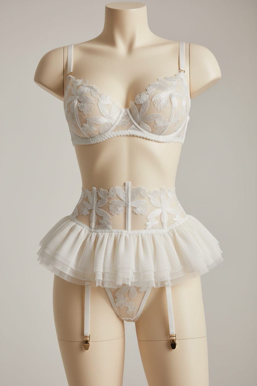 The Scarlet Rose Set - White